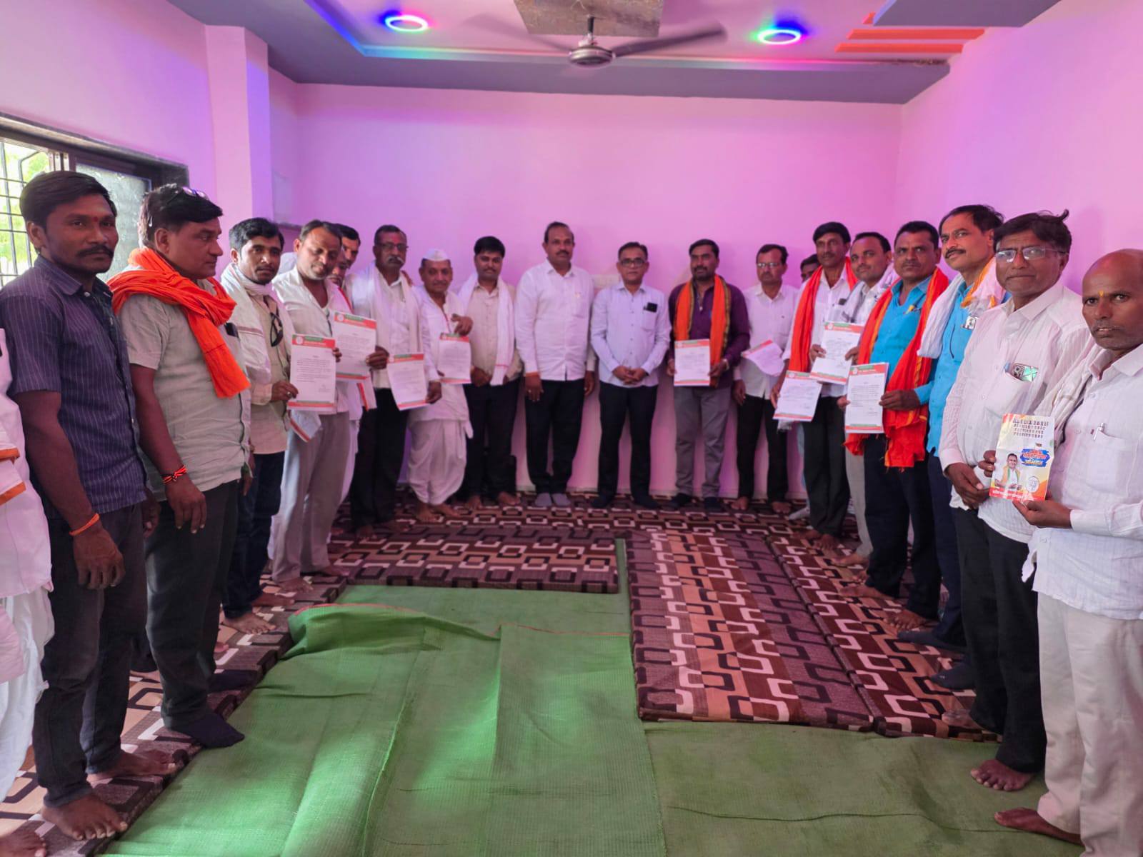 लोकजागर अभियान बैठक उत्साहात संपन्न झाली. वसमत विधानसभा – टेंभुर्णी